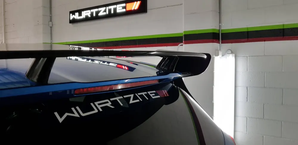 Wurtzite certified installer signage on the wall of the Ceramicar workshop in Windsor Gardens Adelaide